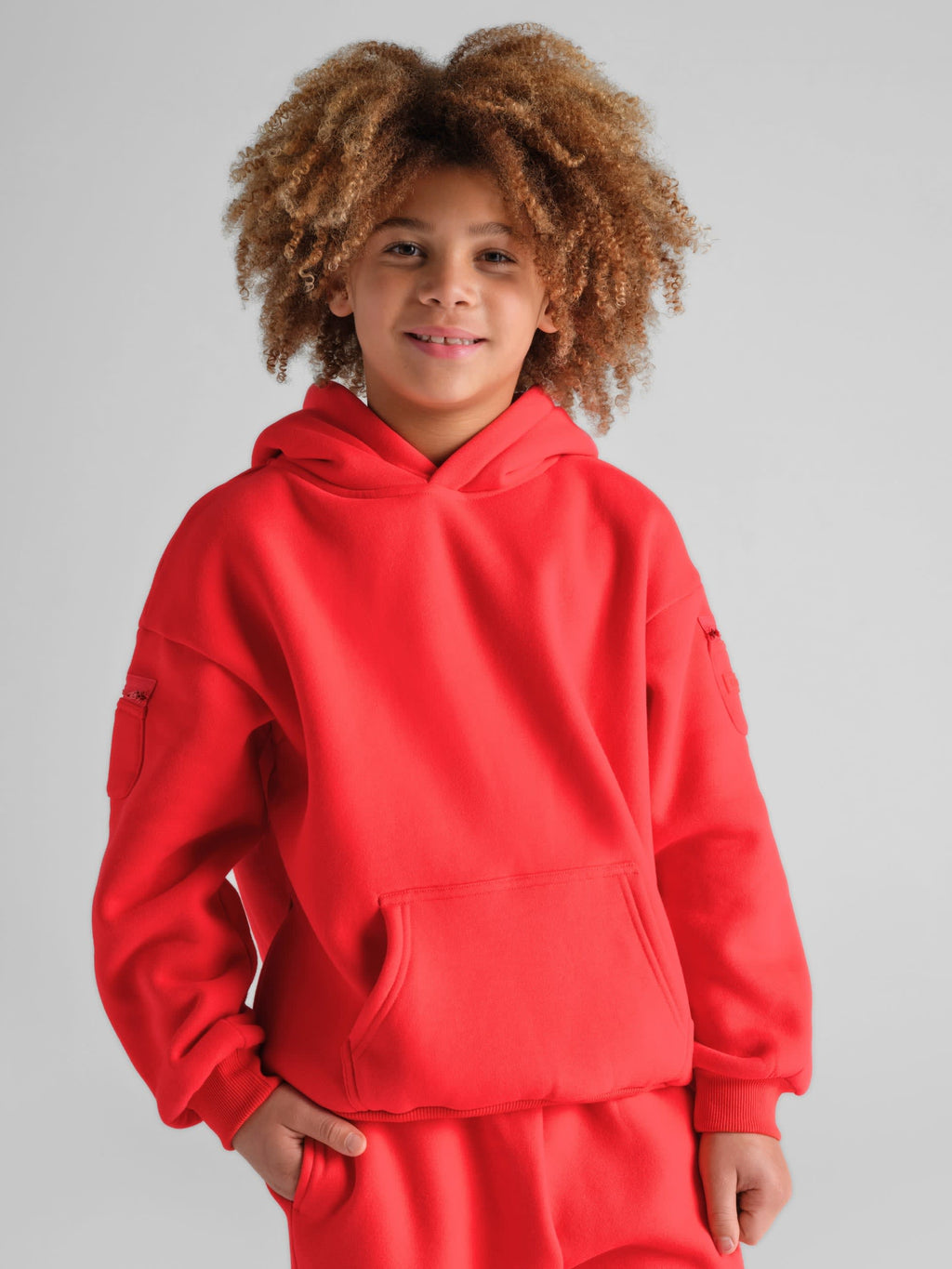 Red Travel Essentials Kids Hoodie