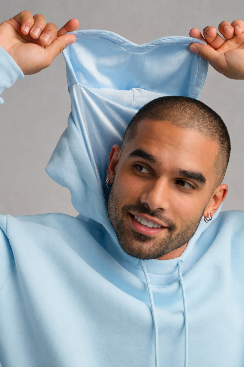 Baby Blue Airplane Travel Hoodie