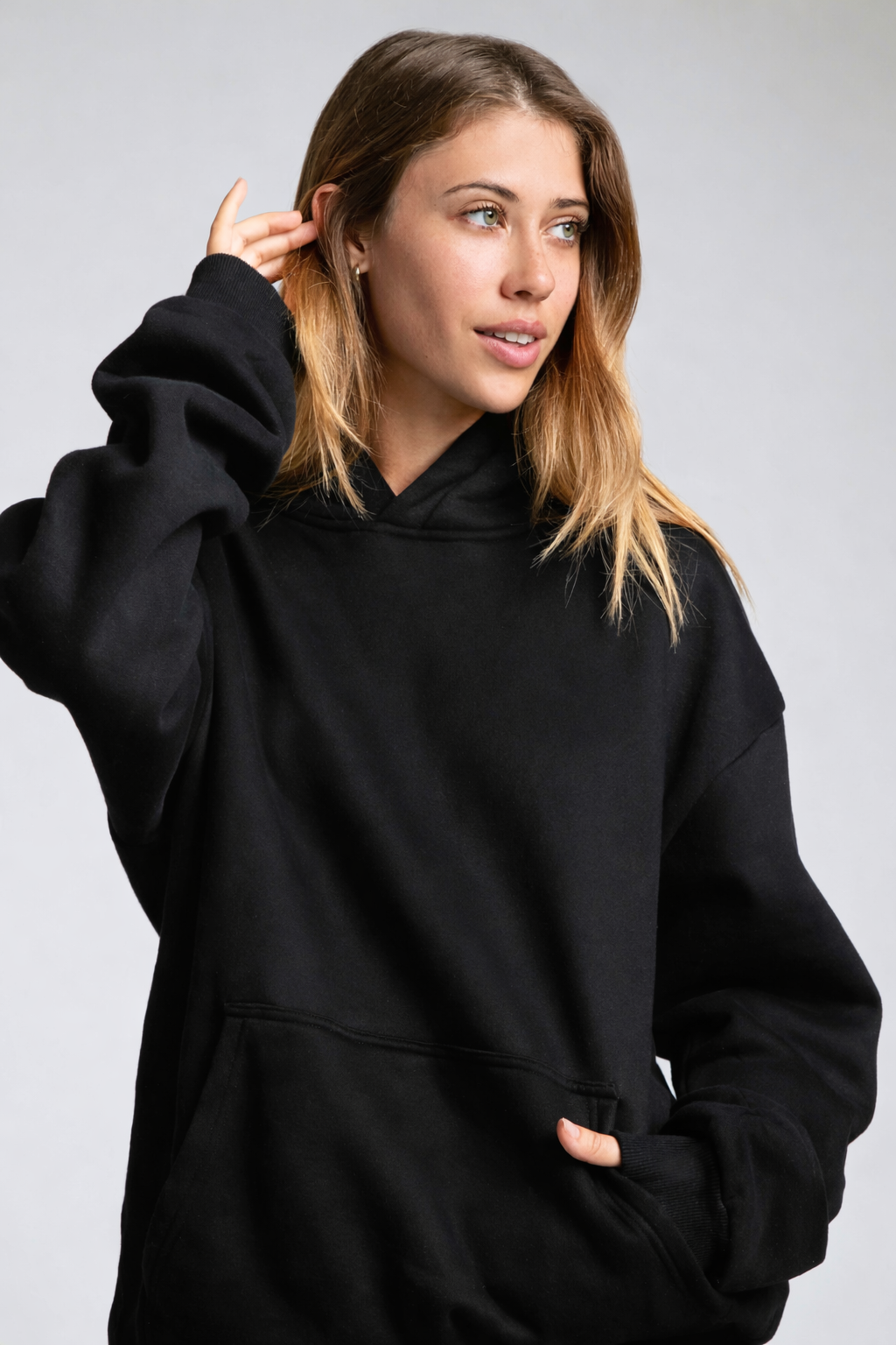 Black Signature Hoodie