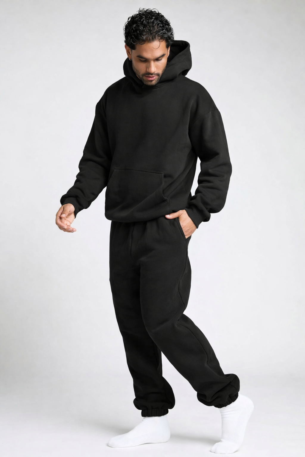 Black Signature Sweatpants