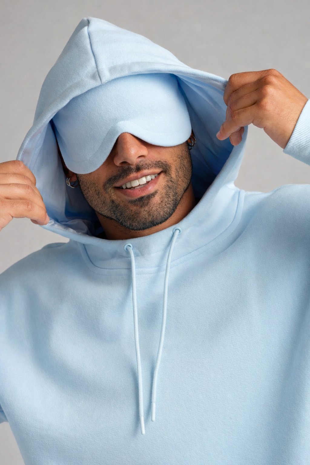 Baby Blue Airplane Travel Hoodie