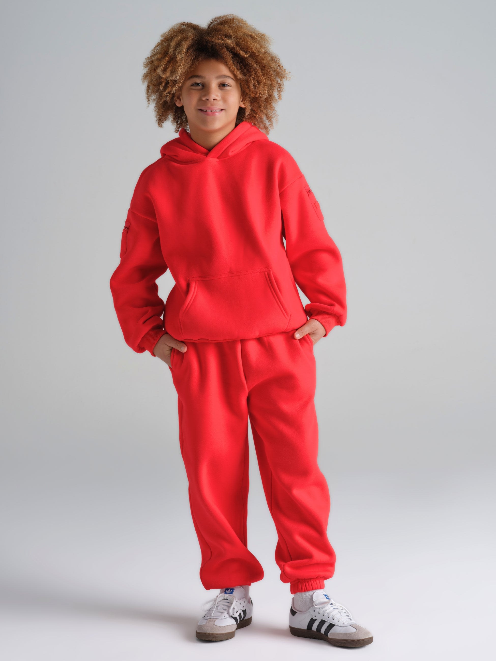 Red Travel Essentials Kids Hoodie